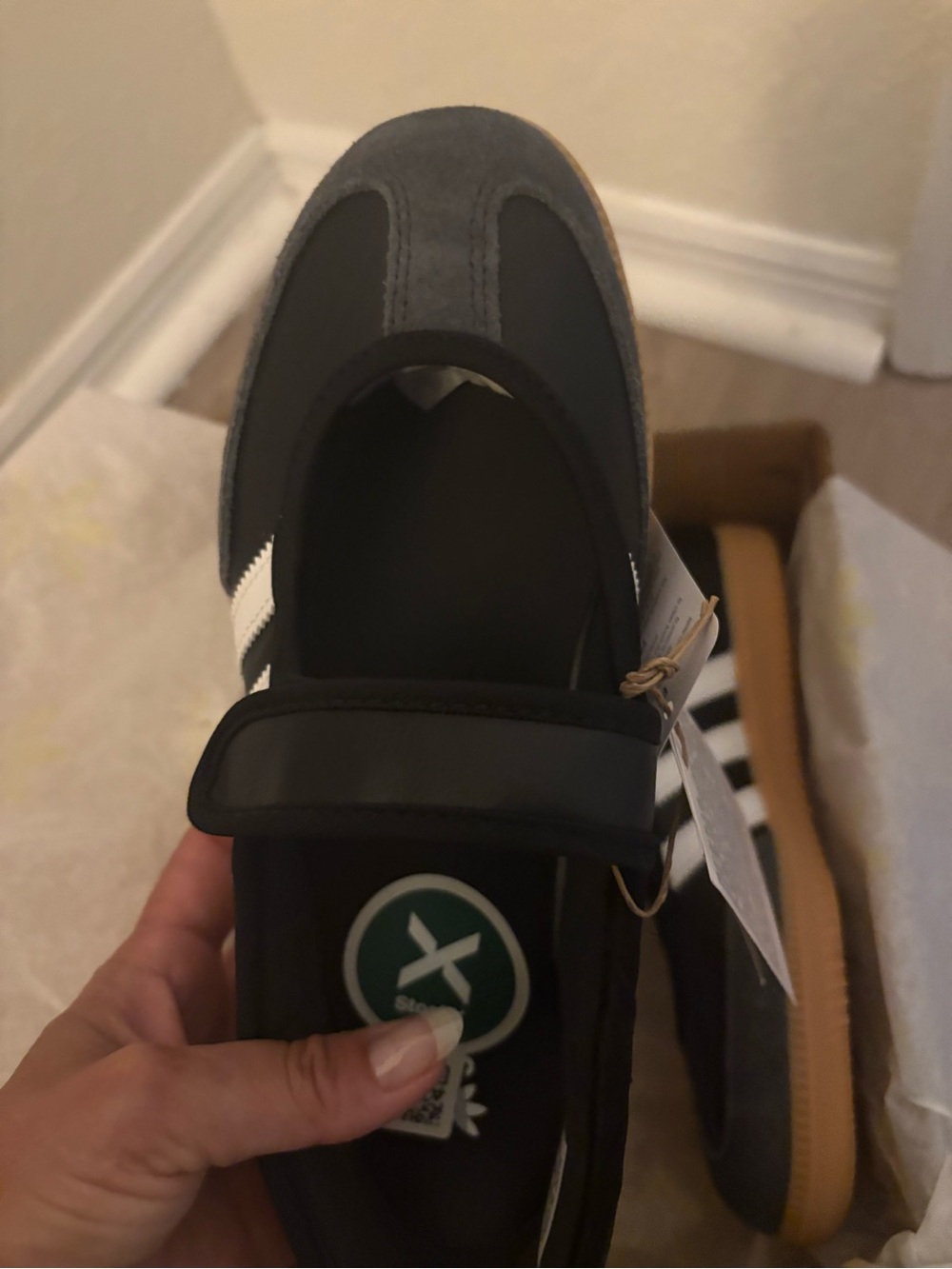 ✨ adidas Samba Jane Black White Gum Women's Sneaker✨ - Picture 4 of 8